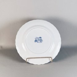 Tallerken 'Myotts Country Life', engelsk Staffordshire porceln 