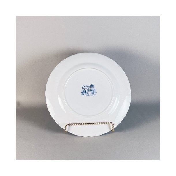 Tallerken 'Myotts Country Life', engelsk Staffordshire porceln 