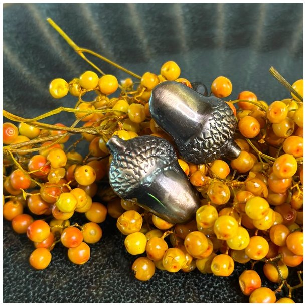 Servietring m/agern - messing 