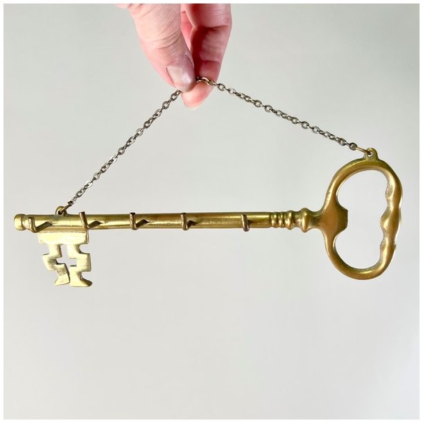 Ngleholder i messing 