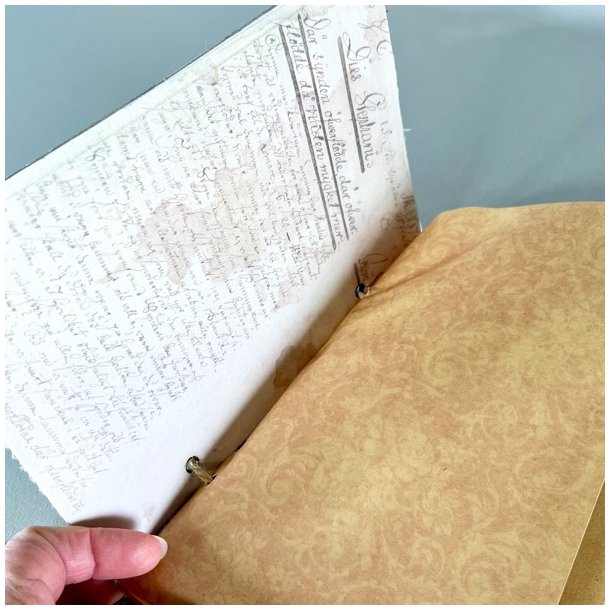 Notesbog - romantisk vintage stil