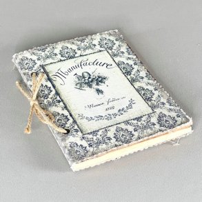 Notesbog - romantisk vintage stil