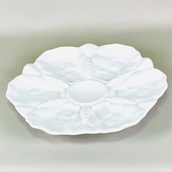 sterstallerken - hvid 