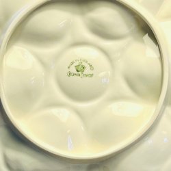 sterstallerken - Crown Devon, cremefarvet