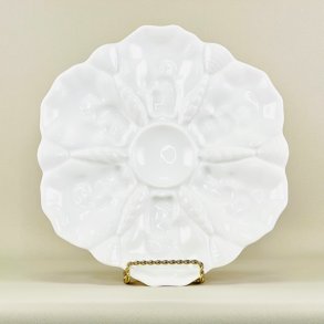 sterstallerken - hvid 