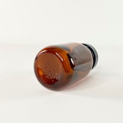 Opbevaringsglas med skruel�g - brun 300 ml