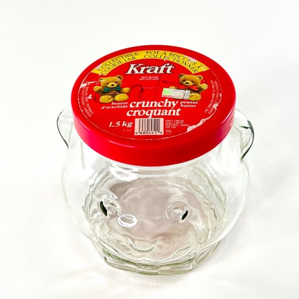 Opbevaringsglas - Kraft Food (1989) bamse, stor 