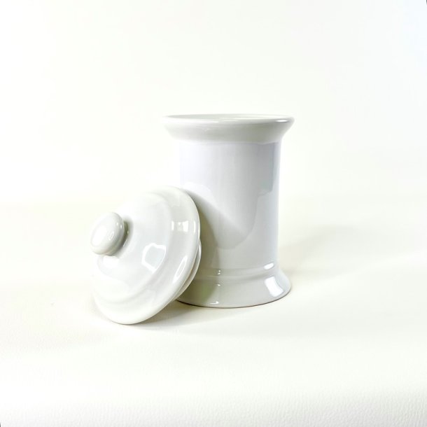 Apotekerkrukke - hvid porcel�n