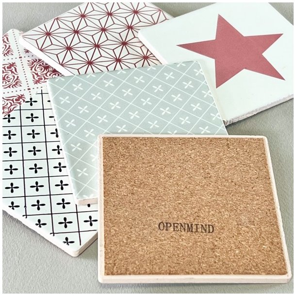 Coasters - Openmind (st a' 6 stk) 