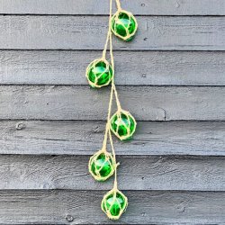 Ophng med flydere - grn 