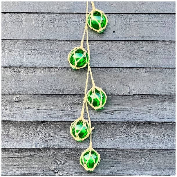 Ophng med flydere - grn 