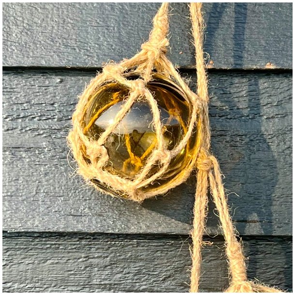 Ophng med flydere - gylden 