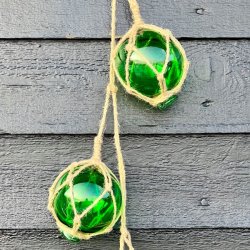 Ophng med flydere - grn 