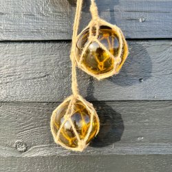 Ophng med flydere - gylden 