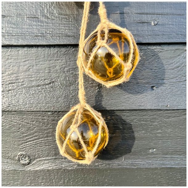 Ophng med flydere - gylden 