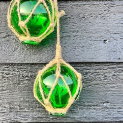 Ophng med flydere - grn 