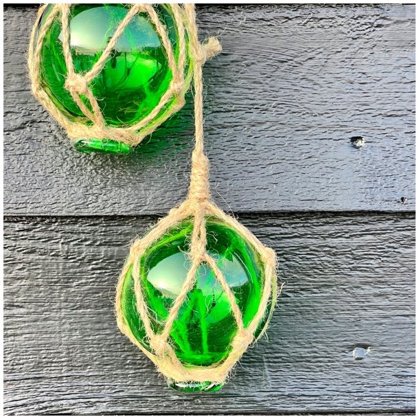 Ophng med flydere - grn 