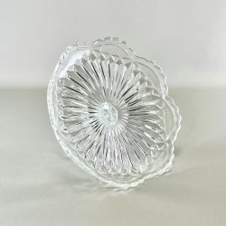 Glasopsats - vintage klart glas