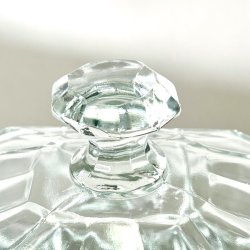 Osteklokke p fad - vintage glas