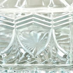 Osteklokke p fad - vintage glas