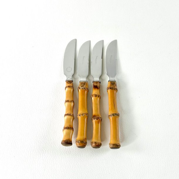 Knive (4 stk samlet) m/bambus, L16,5 cm