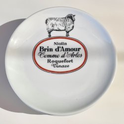 Ostetallerken - fransk m/ostenavne og dyr