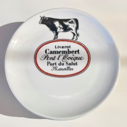 Ostetallerken - fransk m/ostenavne og dyr