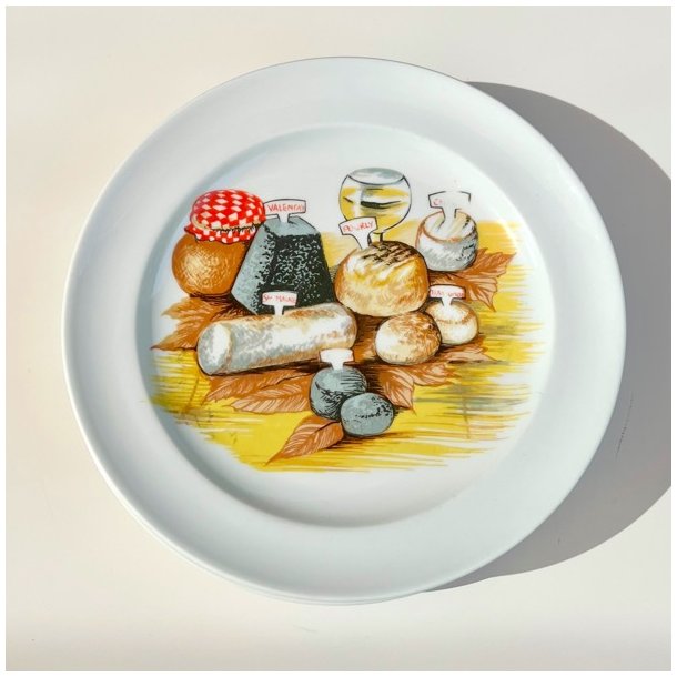 Ostetallerken (st a' 3 stk) - fransk m/forskellige oste 