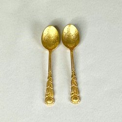 Plgsskeer i guld (st a' 2 stk)