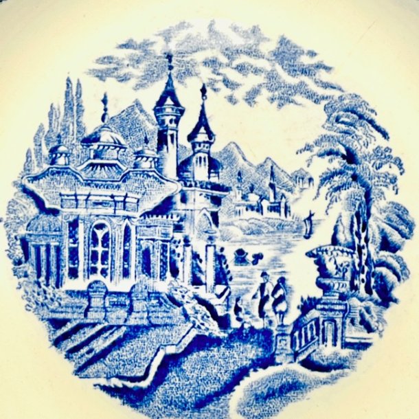 Tallerkener (5 stk) italiensk fajance 