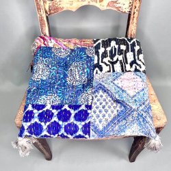 Kantha stonewash vintage hynde (40x40 cm) - forskellige designs