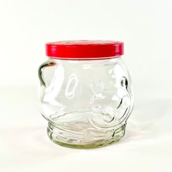 Opbevaringsglas - Kraft Food (1989) bamse, stor 