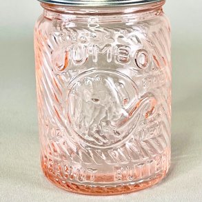 Salt & peber sæt - lyserødt glas
