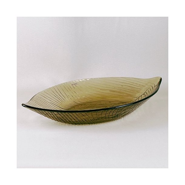 Glasskl - bladformet fra Pentik, smoke