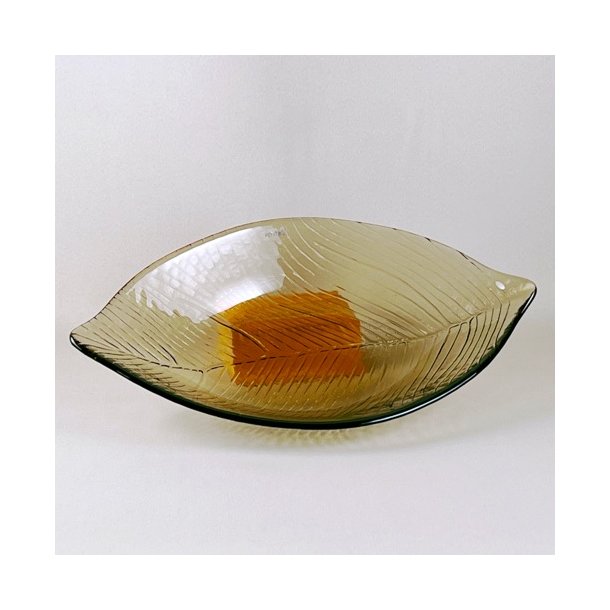 Glasskl - bladformet fra Pentik, smoke