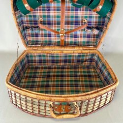 Picnickurv - grn m/krus