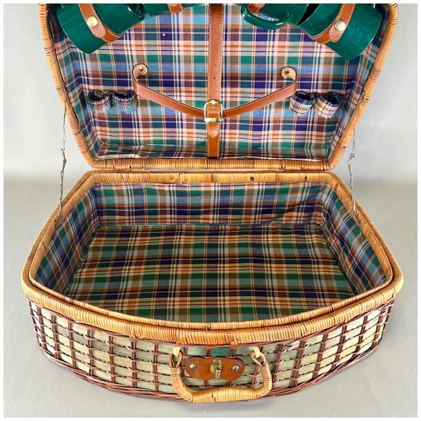 Picnickurv - grn m/krus