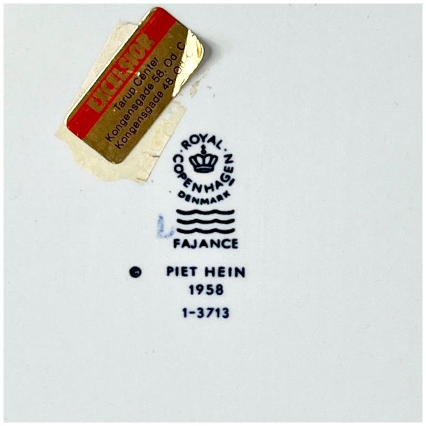 Royal Copenhagen platte - Piet Hein gruk flere designs