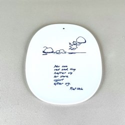 Royal Copenhagen platte - Piet Hein gruk flere designs