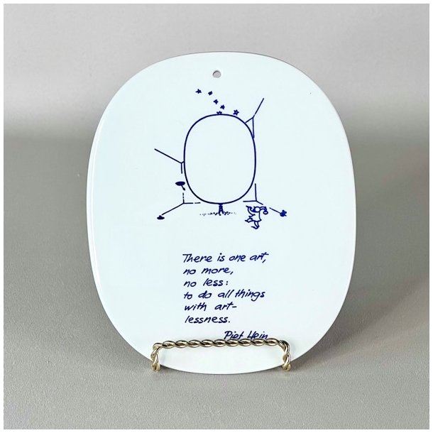 Royal Copenhagen platte - Piet Hein gruk flere designs