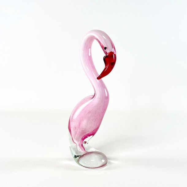 Glasfigur - flamingo H24,5 