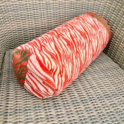Sari Kantha p�llepude, unik vintage (20x50 cm) 