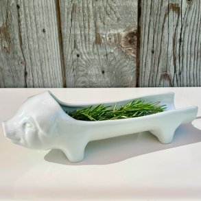 Plsegris - fransk, hvid 