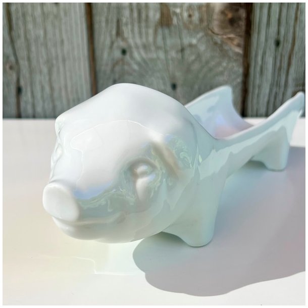 Plsegris - fransk, hvid 