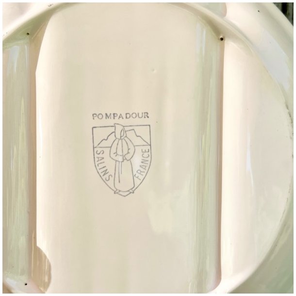 Aspargesfad - fransk, lille, hvidt