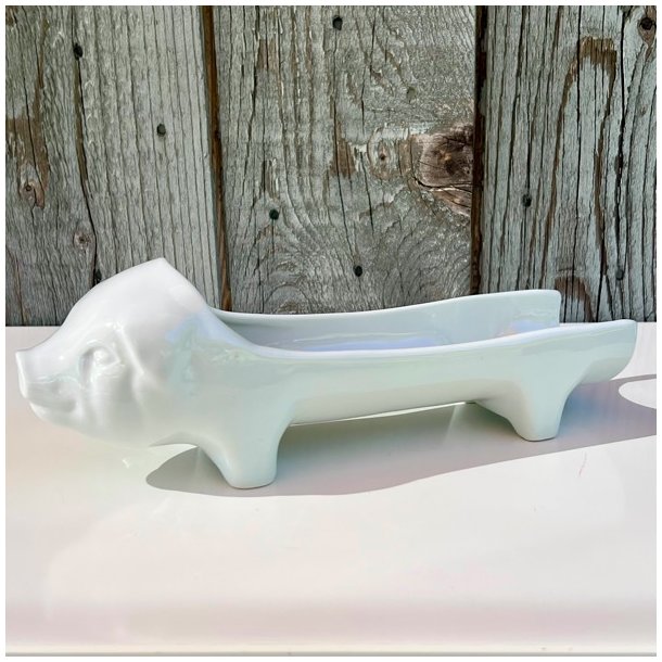 Plsegris - fransk, hvid 