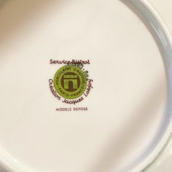 Ostetallerken - fransk m/ostenavne og dyr