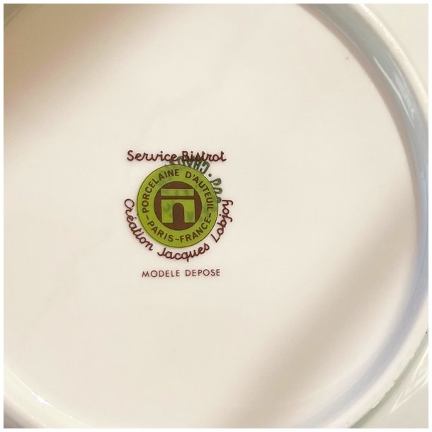 Ostetallerken - fransk m/ostenavne og dyr