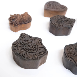 Trykklodser i tr (st a' 3 stk) 