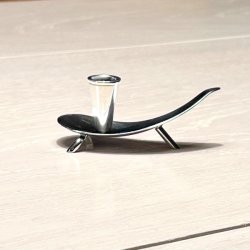 Propelstage C.F. Christiansen i slv til kertelys